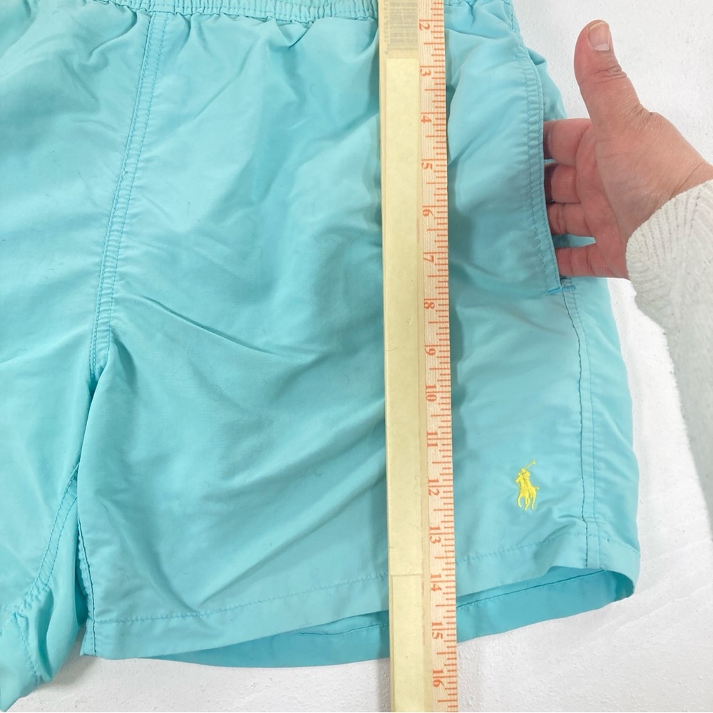 Polo by Ralph Lauren Men's Aqua Swim Trunks shorts M Pool Beach casual Summer - Picture 8 of 16